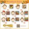 40 Pieces Fall Scarecrow Head Craft Kit DIY Scarecrow Craft Autumn Thanksgiving Art Craft. Create Your Own Scarecrow Head Set: Home Classroom Game Activities Art Supplies and Decor for Kindergarten Kids